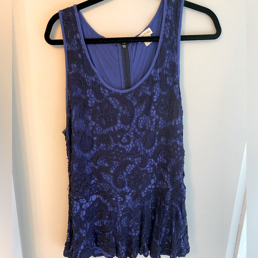 Anthropologie peplum tank